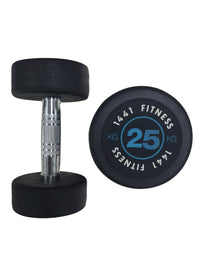 Thumbnail for 1441 Fitness | 2.5 KG - 50 KG Premium Rubber Round Dumbbells (Sold as Pair)