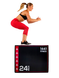 Thumbnail for 1441 Fitness Premium - 3 in 1 Foam Plyometric Box (Plyo box)