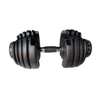 Thumbnail for Comfortable Adjustable Dumbbell handle grip along with rubber layer to provide friction