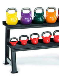 Thumbnail for 1441 Fitness 2 Tier Kettlebell Rack for 10 kettlebells