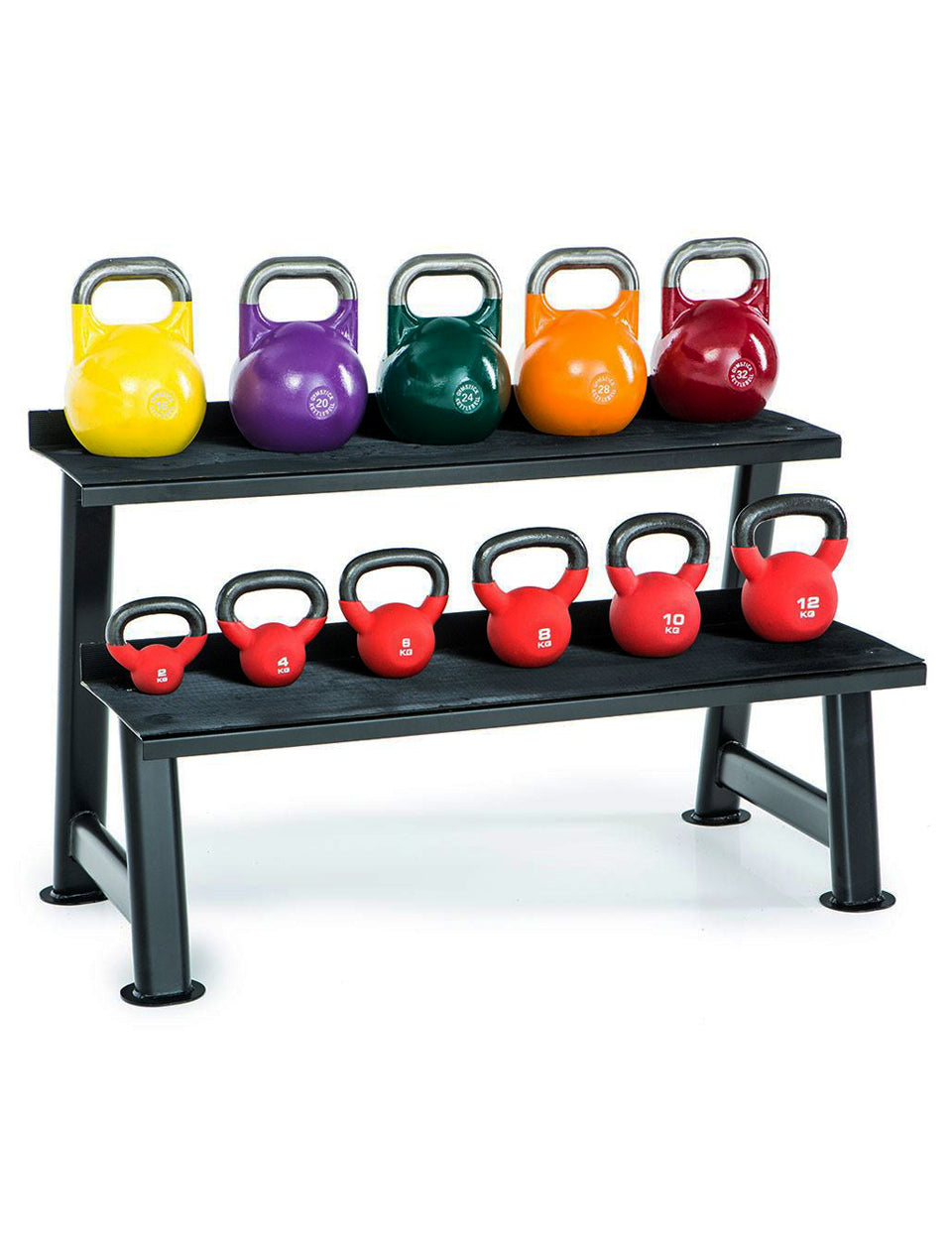 1441 Fitness 2 Tier Kettlebell Rack for 10 kettlebells