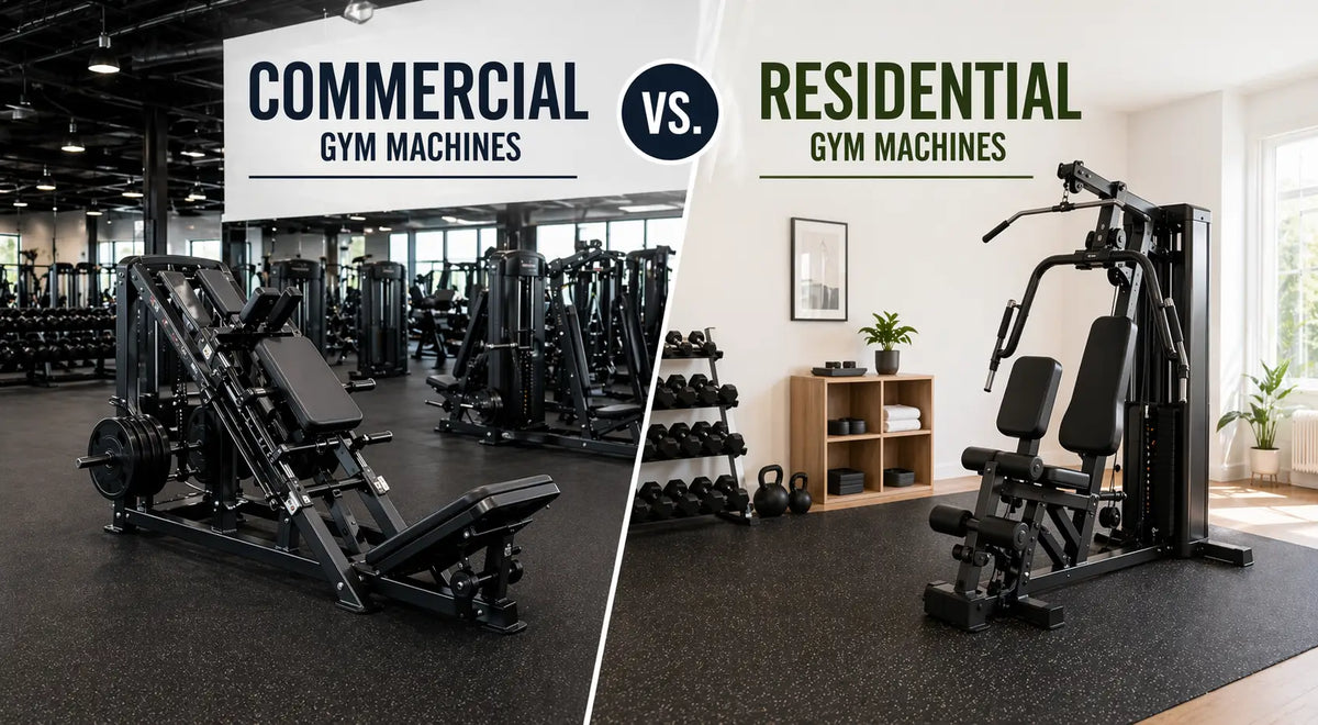 How to Compare Commercial vs. Residential Gym Machines?