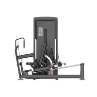 Thumbnail for Insight Fitness Seated Leg Press / Hack Squat - SA040 black frame and digital display on a white background