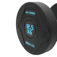 Thumbnail for 1441 Fitness PU Round Dumbbells - 2.5 kg to 50 KG (Sold in Pair)