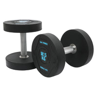 Thumbnail for 1441 Fitness PU Round Dumbbells - 2.5 kg to 50 KG (Sold in Pair)