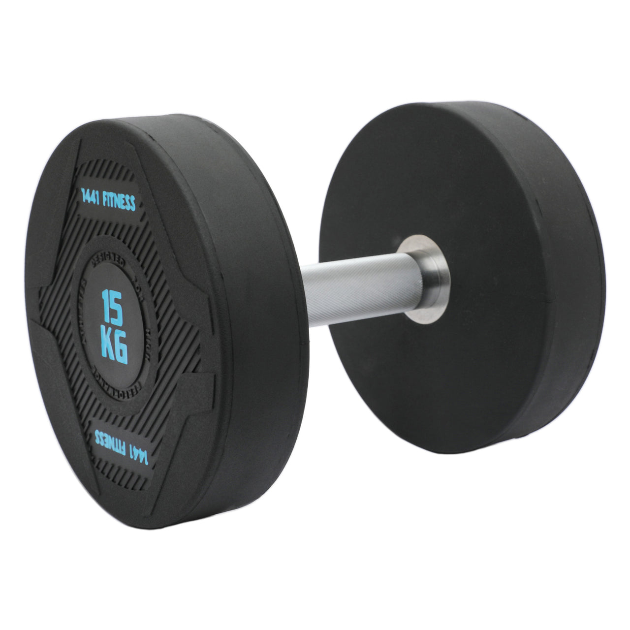 1441 Fitness PU Round Dumbbells - 2.5 kg to 50 KG (Sold in Pair)
