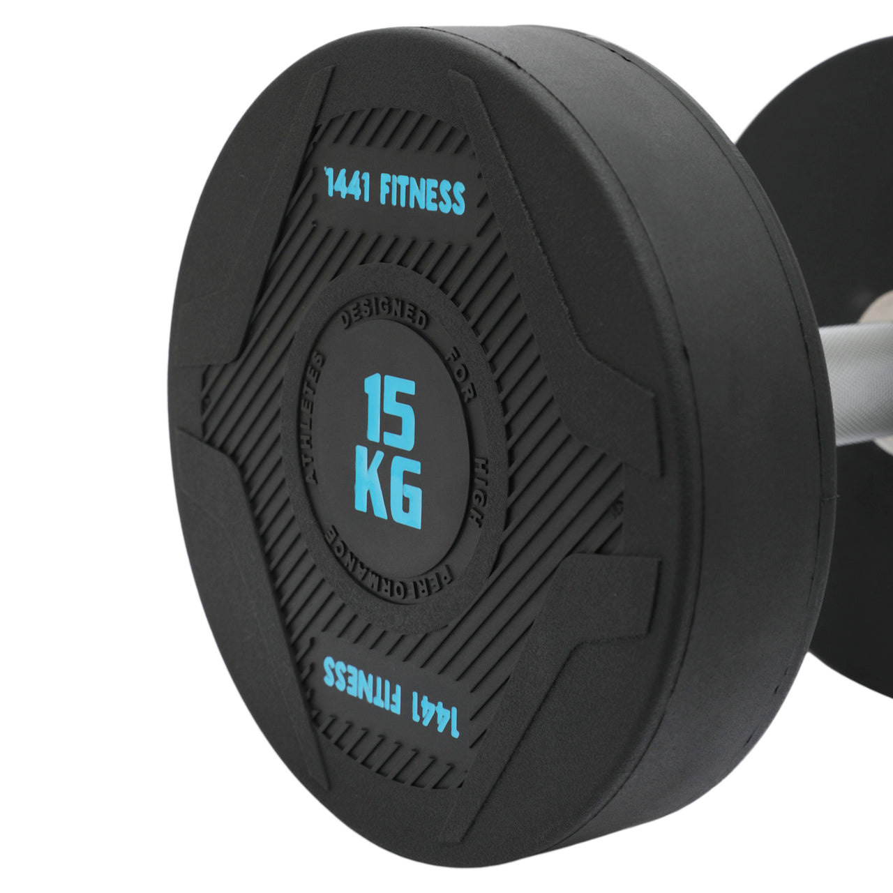 1441 Fitness PU Round Dumbbells - 2.5 kg to 50 KG (Sold in Pair)