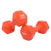 Thumbnail for 1441 Fitness Vinyl Dumbbells 1 kg to 10 kg