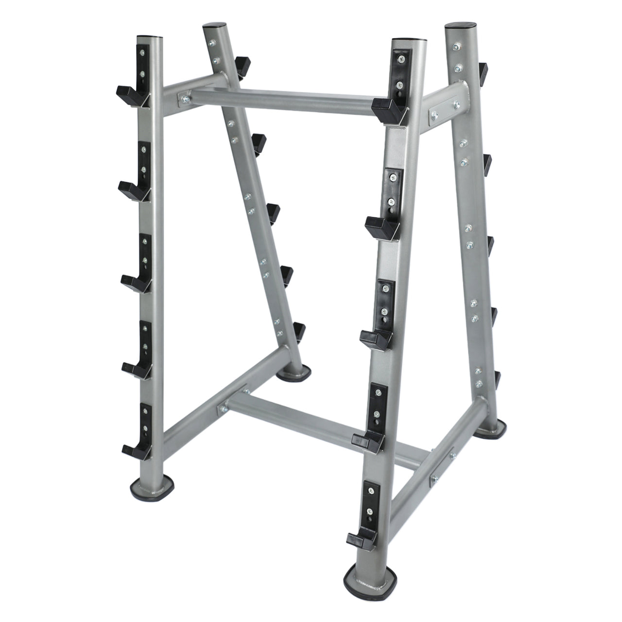 Fixed Straight PU Barbell Set with Rack - 10 Kg to 30 Kg