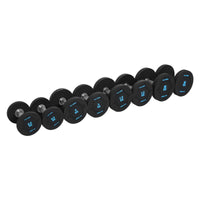 Thumbnail for 1441 Fitness PU Rubber Round Dumbbells Combo Set 2.5 - 10 kg (4 Pairs Set)