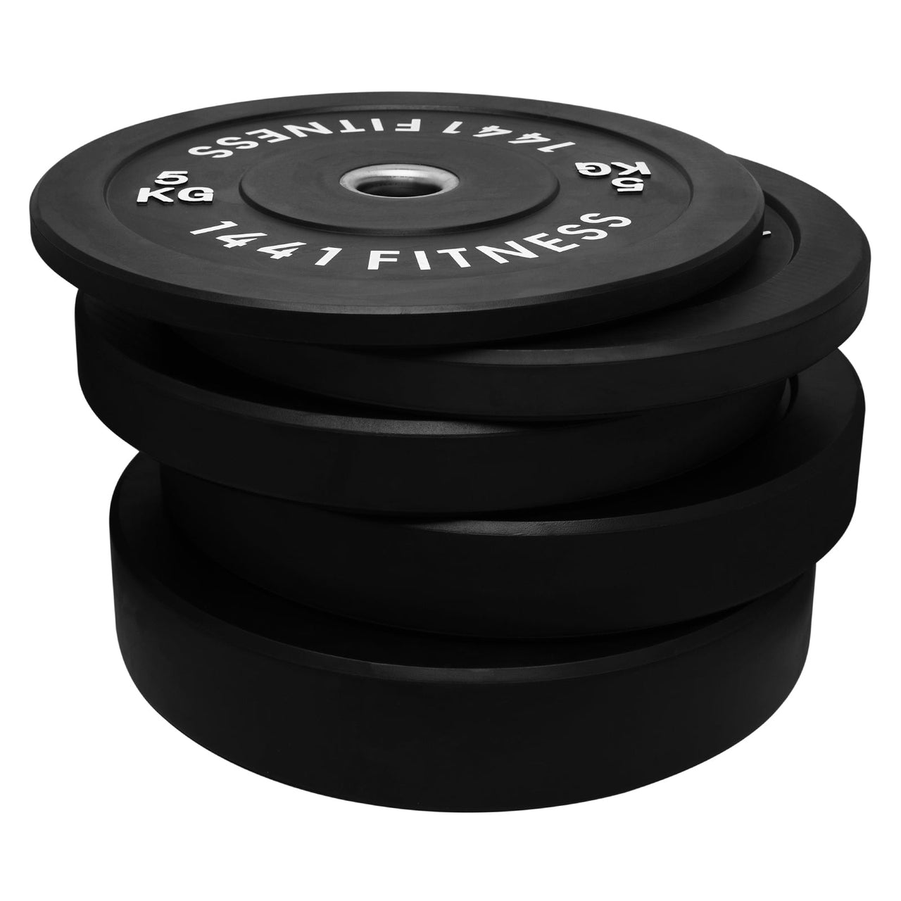 Black Rubber Bumper Plate - 5 KG