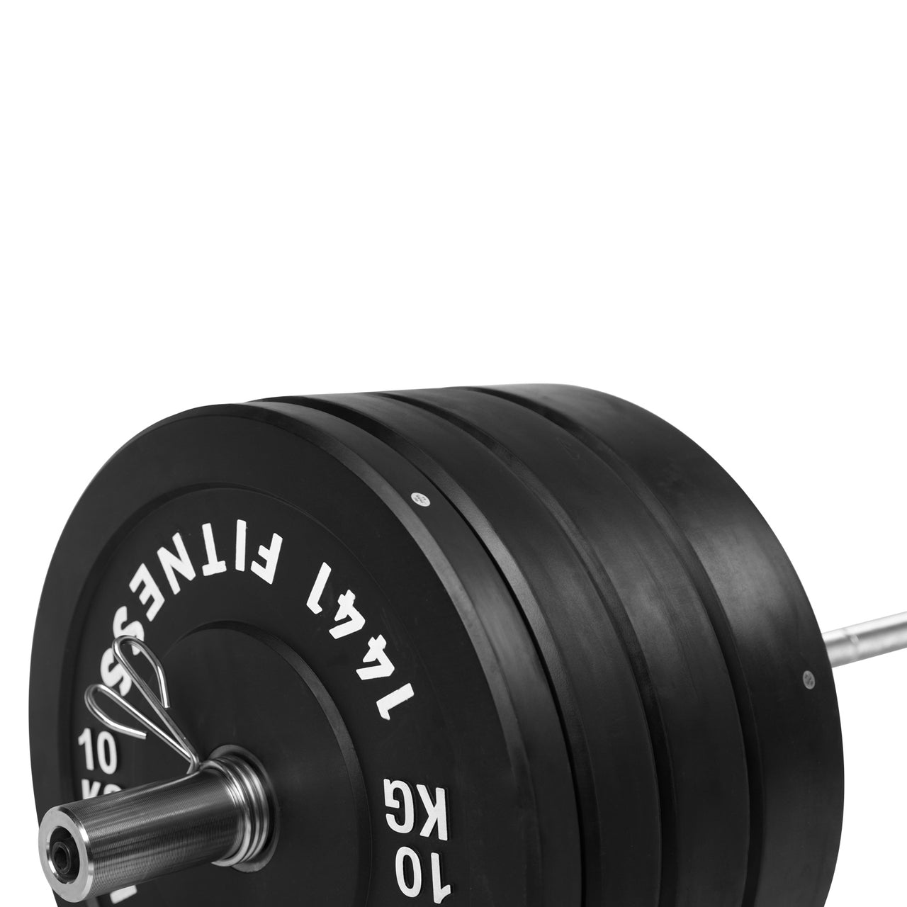 Black Bumper Plate Set - 160 Kg