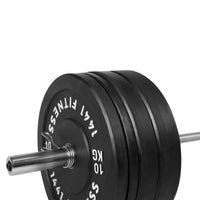 Thumbnail for 1441 Fitness Black Rubber Bumper Plate - 25 KG