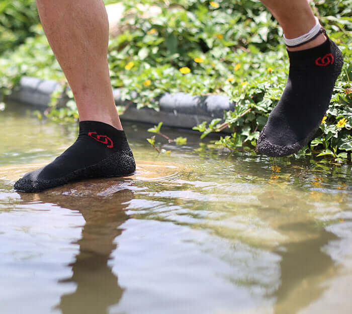 Skinners Socks - Ultra-Light for Running, Hiking, Yoga & Travel - Marine