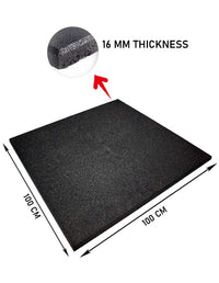 Thumbnail for 1441 Fitness Heavy Duty Gym Tile 15 mm - 100 x 100 CM | Rubber Flooring