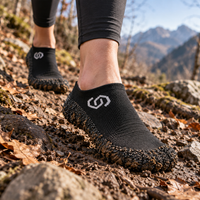 Thumbnail for Skinners Barefoot Socks 1.0 Black White