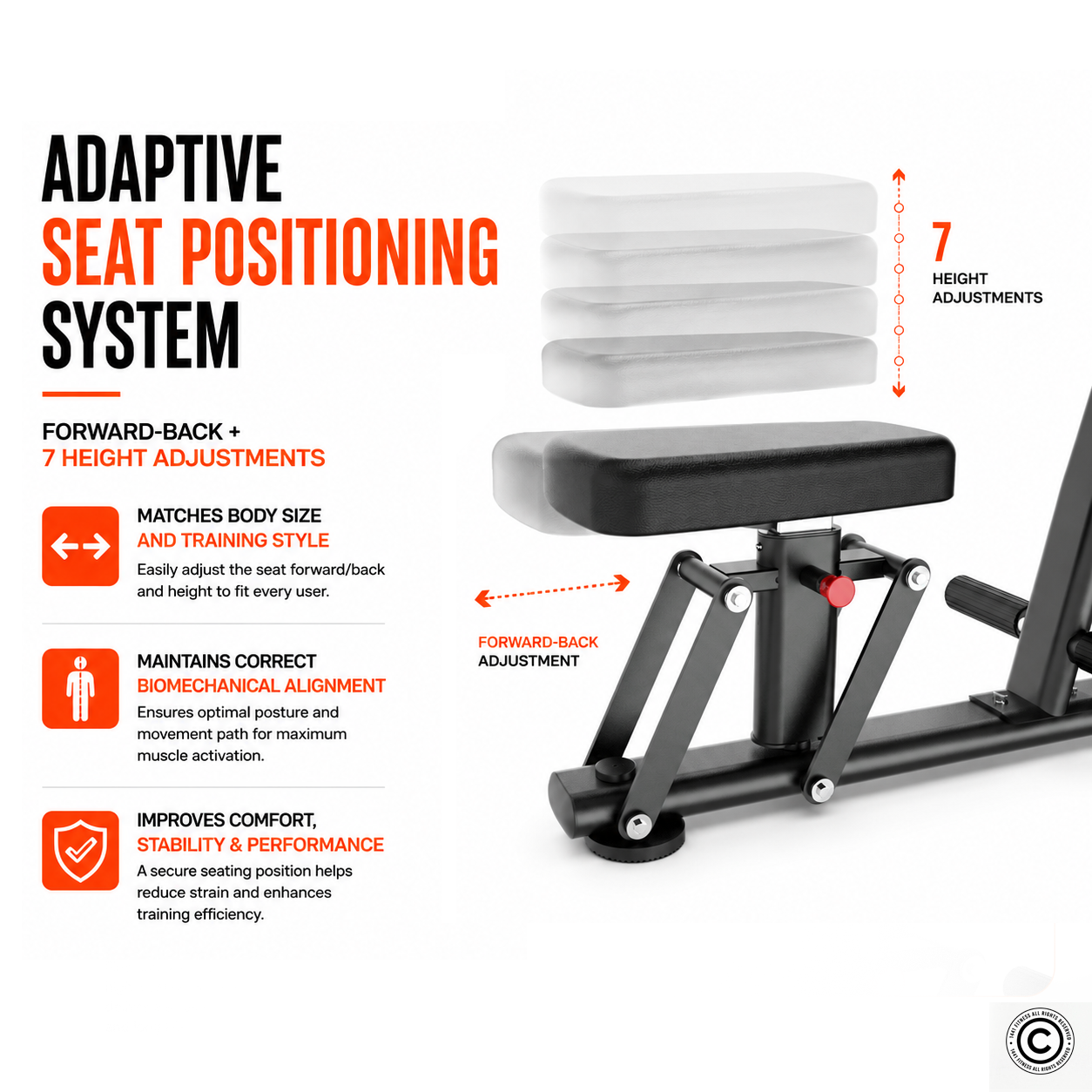 Insight Fitness Adjustable Pull down & Row - SA041