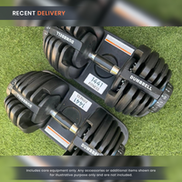 Thumbnail for Adjustable Dumbbell Set - 5 Kg - 40 Kg ( Sold as Pair )