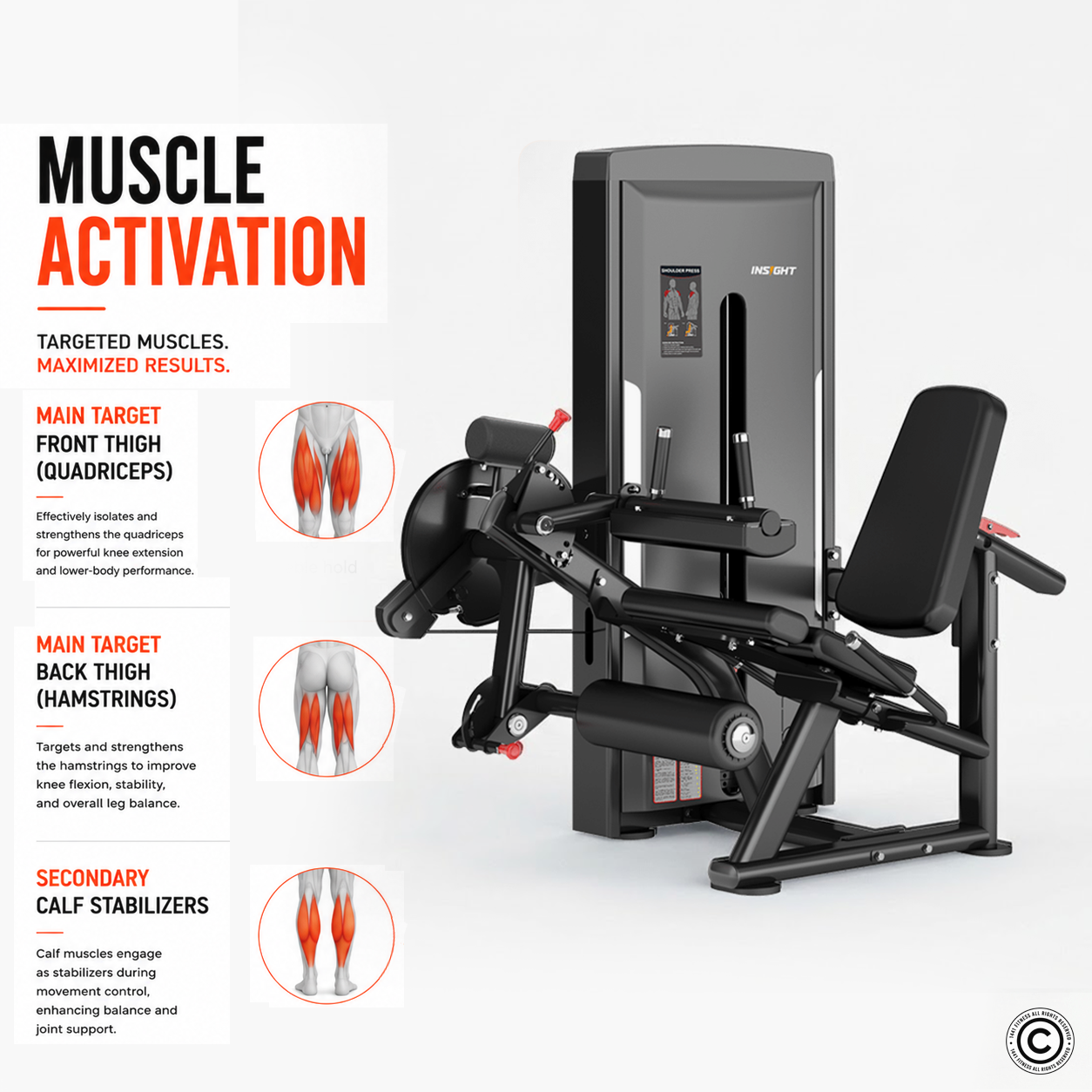 Insight Fitness Leg Curl / Extension - SA037