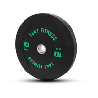 Thumbnail for 1441 Fitness PU Black Rubber Bumper Plates - 5 to 25 KG | Per Piece