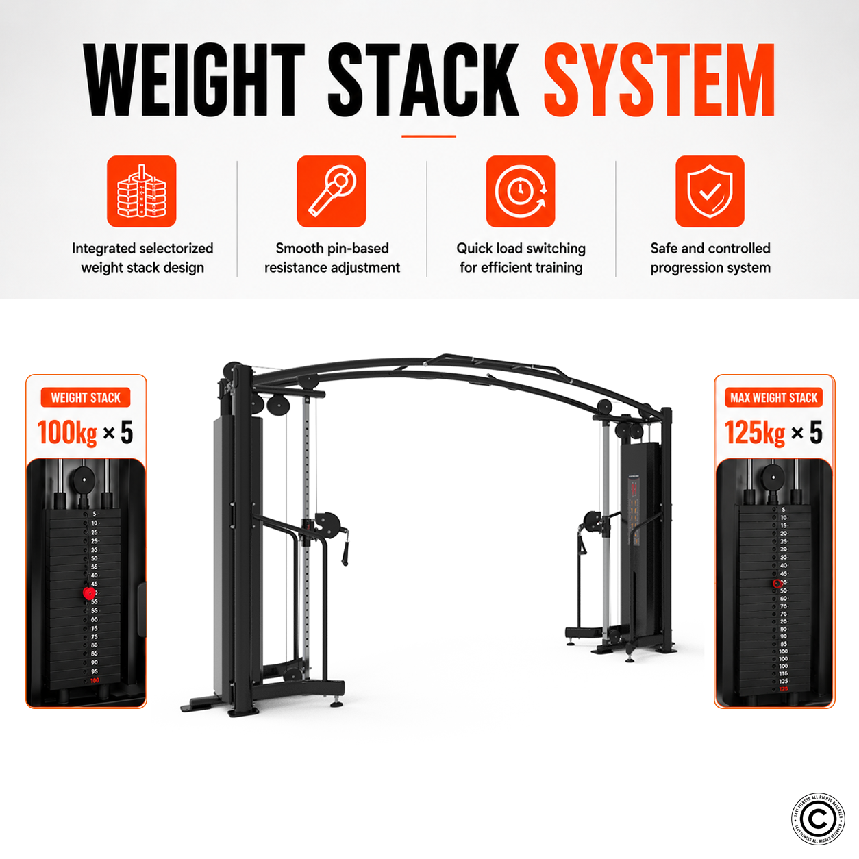 Insight Fitness SA Series Cable Crossover - SA022