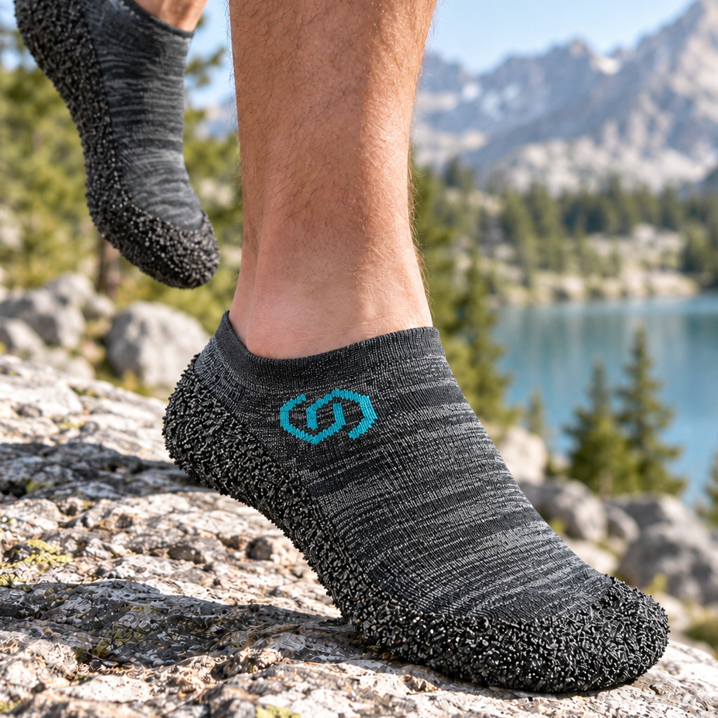 Skinners Barefoot Socks 1.0 Metal Grey - XS
