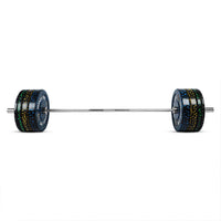 Thumbnail for 7 Ft Olympic Bar With Camouflauge Bumper Plates - 120 KG Set | 1441 Fitness