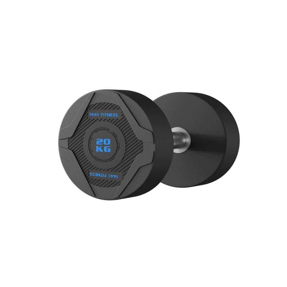 1441 Fitness PU Round Dumbbells - 2.5 kg to 50 KG