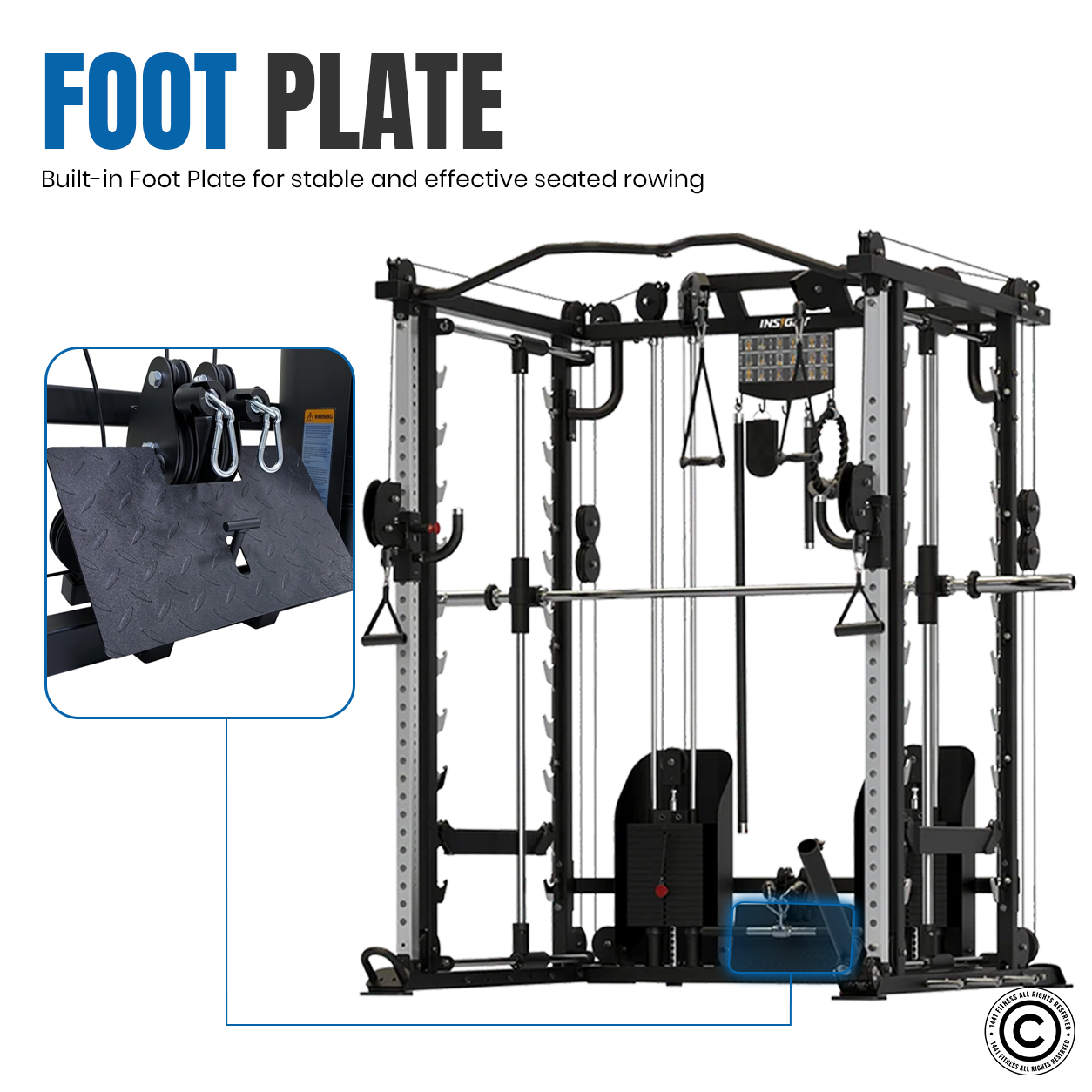 Insight Fitness Multi Function with Smith Machine - C9