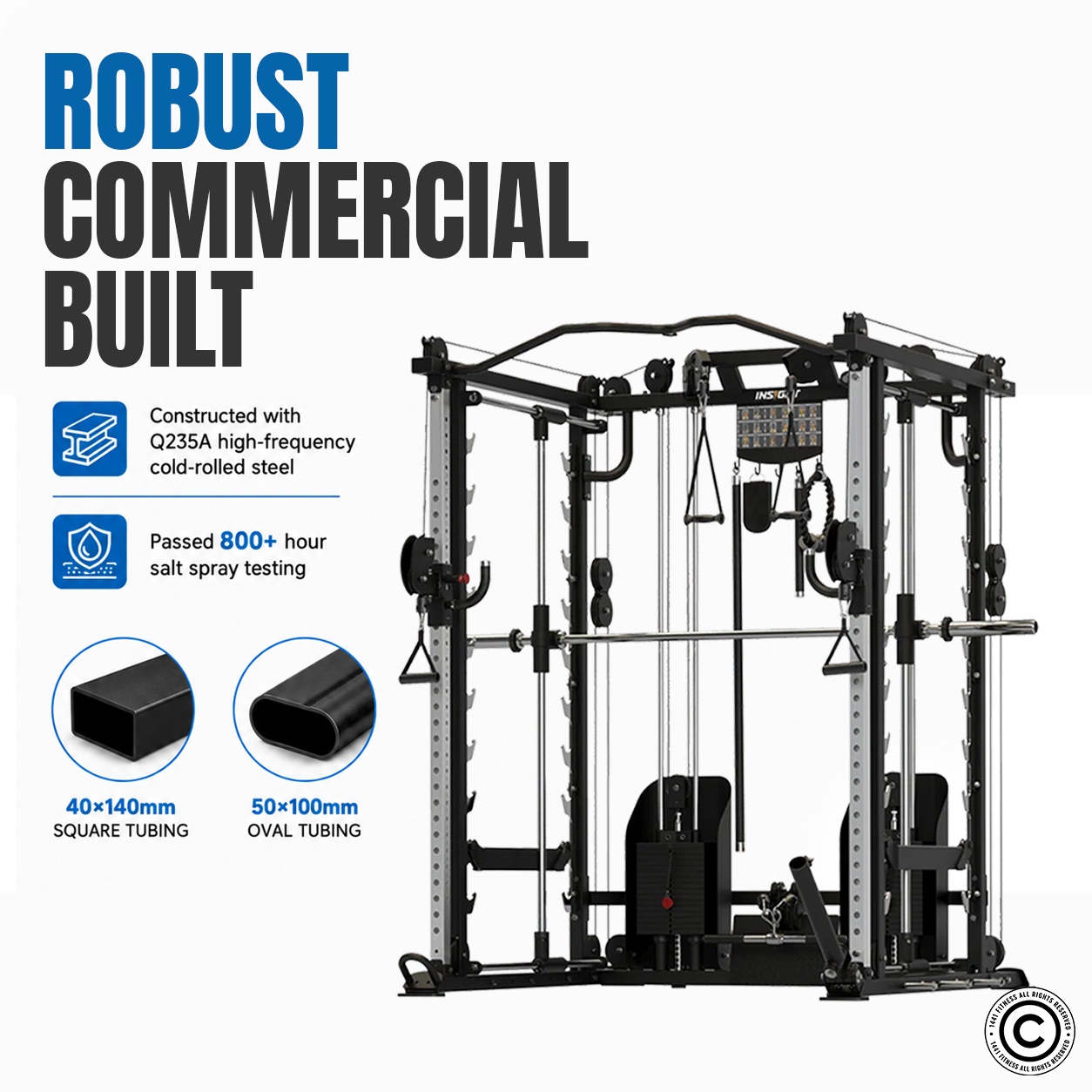 Insight Fitness Multi Function with Smith Machine - C9