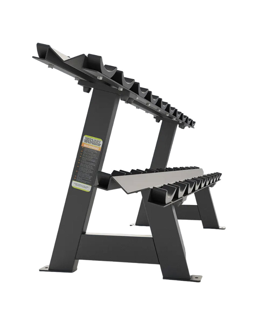 1441 Fitness Premium Series 2 Tier Dumbbell Rack for 10 Pairs - 41FU3077 