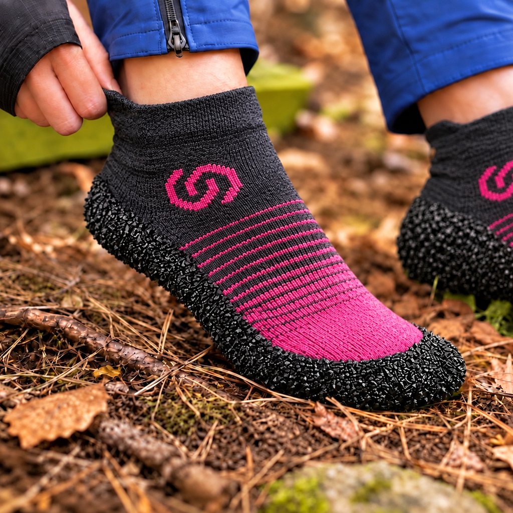 Skinners 2.0 Minimalist Kids Footwear- Rose
