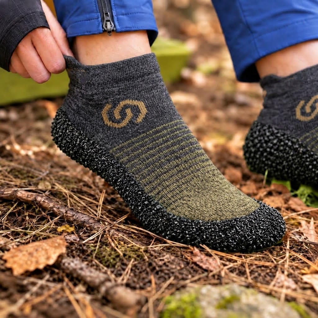 Skinners 2.0 Minimalist Kids Footwear - Moss