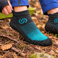 Thumbnail for Skinners 2.0 Minimalist Kids Footwear - Lagoon
