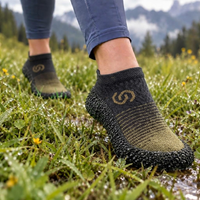 Thumbnail for Skinners 2.0 Minimalist Kids Footwear - Moss