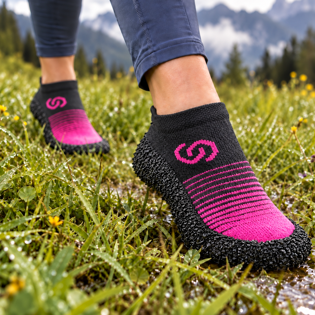 Skinners 2.0 Minimalist Kids Footwear- Rose