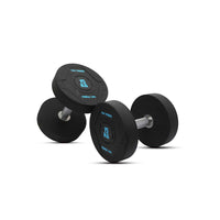 Thumbnail for PU Round Dumbbell Set 2.5 Kg to 25 Kg with 2 Tier Rack