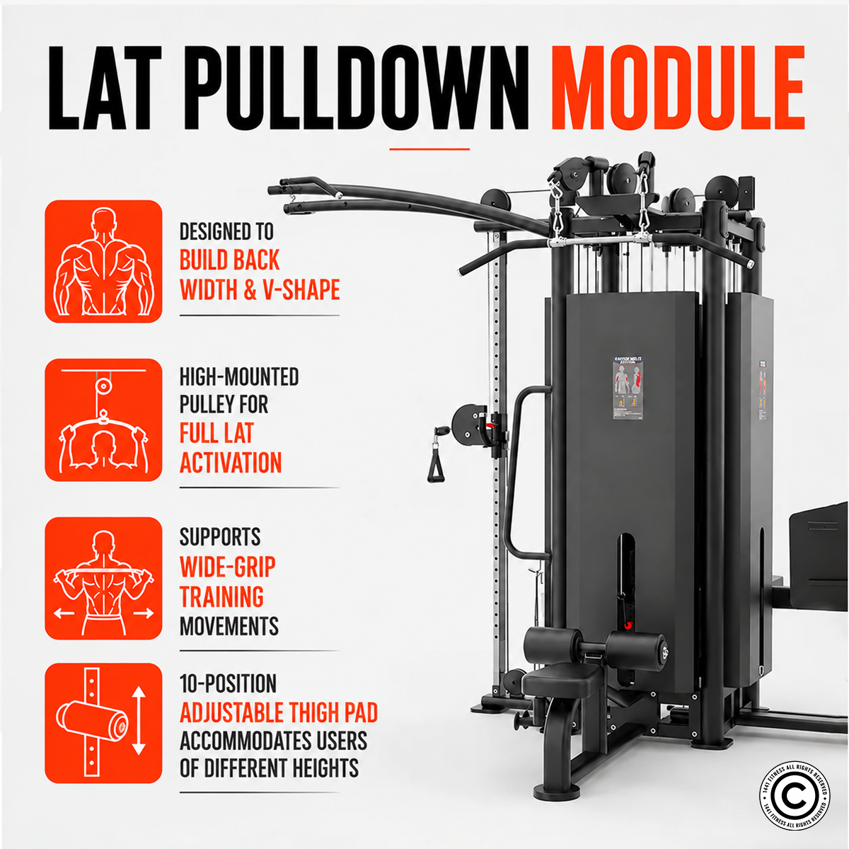 Insight Fitness 8 Stack Multi Station - SA039
