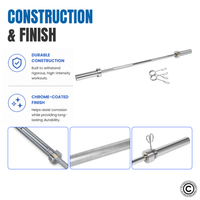 Thumbnail for 4 Ft Olympic Bar with Collars - 7 kg