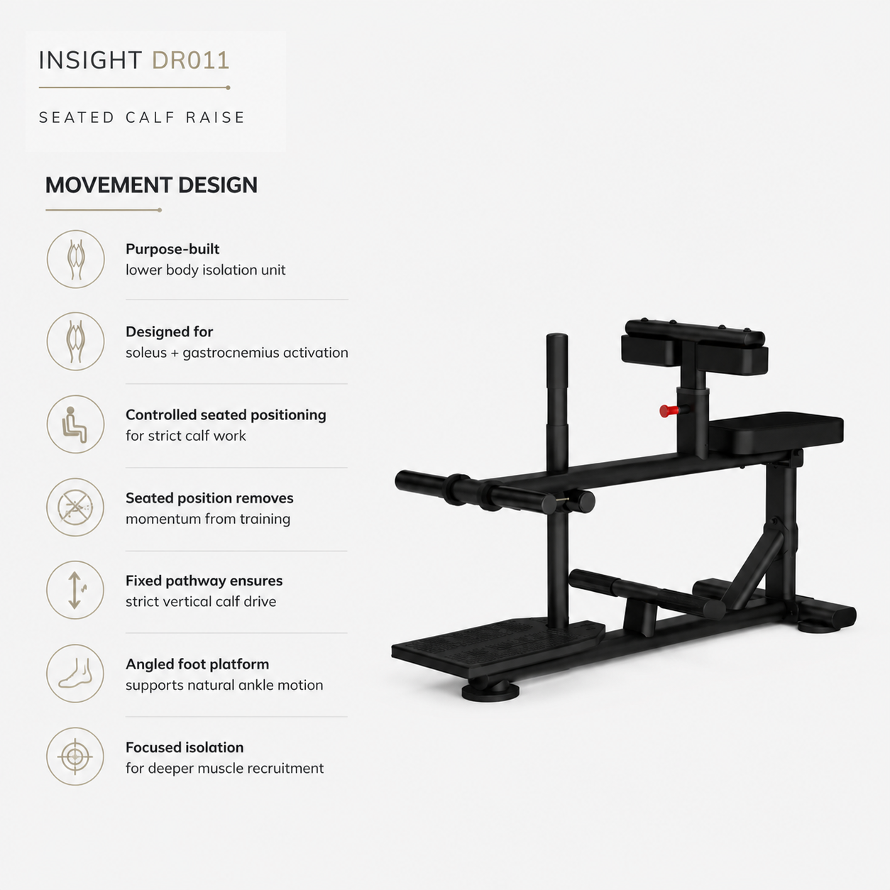 Insight Fitness Seated Calf Raise - DR011