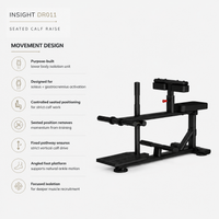 Thumbnail for Insight Fitness Seated Calf Raise - DR011