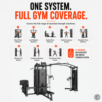 Thumbnail for Insight Fitness 5 Stack Multi Station - SA038