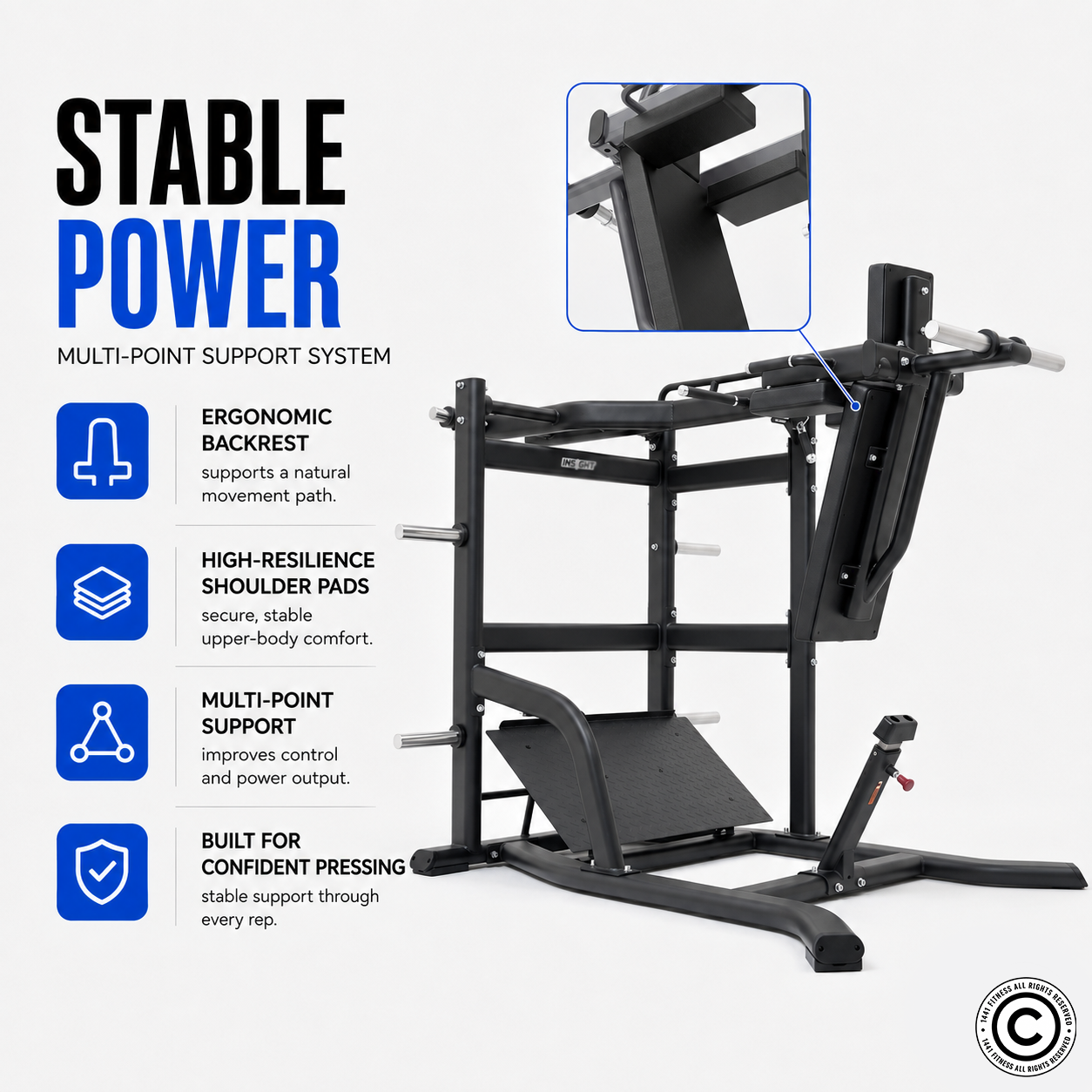 Insight Fitness Pendulum Squat - SH033