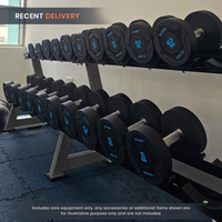 Thumbnail for 2 Tier Dumbbell Rack - 10 Pair