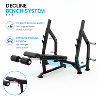 Thumbnail for Insight Fitness Decline Olympic Bench - DR006