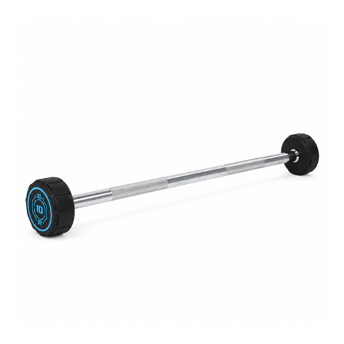 Fixed Weight Straight PU Barbell - 10 kg to 50 kg