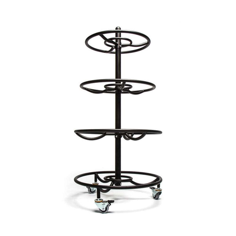 1441 Fitness Circled Premium Medicine Ball Rack with Wheels - (15 Pcs)