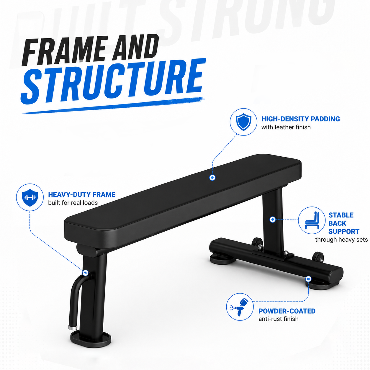 Insight Fitness Flat Bench - DR014