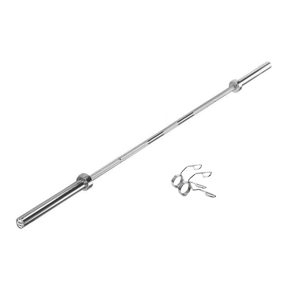 5 Ft Olympic Barbell with Collars - 10 Kg