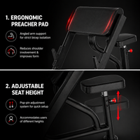 Thumbnail for Insight Fitness Preacher Curl - DR020